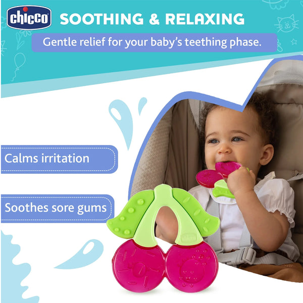 Chicco Teether Refreshing Pink 4M+ 1Pc - Cherry