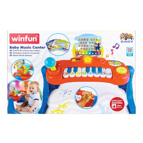 Winfun Beat Bop Baby Music Center8 Note Piano with Music Scores