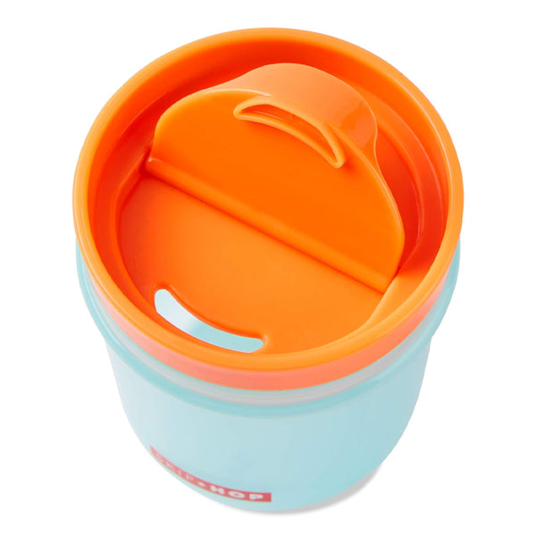 Skip Hop Zoo Tumbler Cup Removable Flip Top Lids - Monkey-Dog