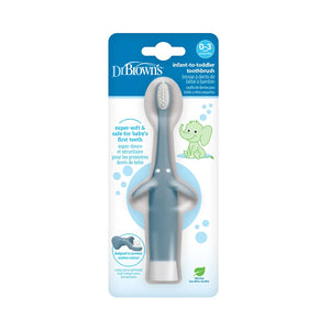 Dr.Browns Infant to Toddler Toothbrush Elephant - Blue