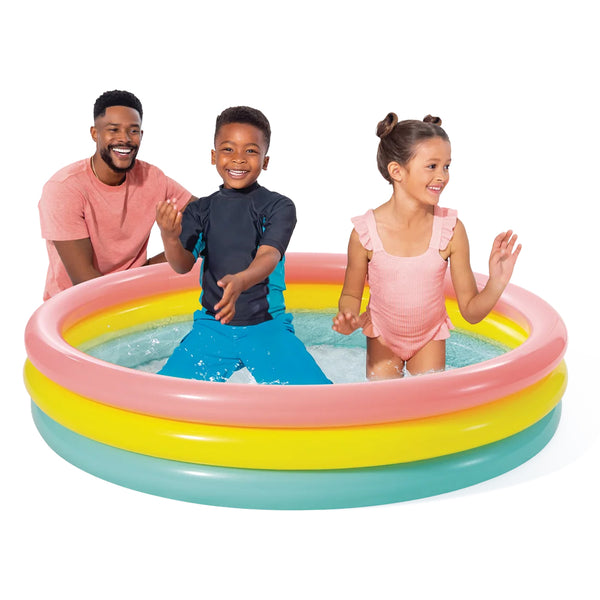 Intex Sunset Glow Kiddie Inflatable Swimming Pool - Dezine Kids
