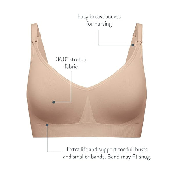 Bravado Nursing Bra Black Body Silk Seamless - Butterscotch