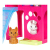 Barbie Doll and Pet Playhouse with 2 Pets Playset for Kids