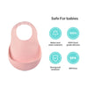 Beaba Silicone Bib - Pink - Dezine Kids