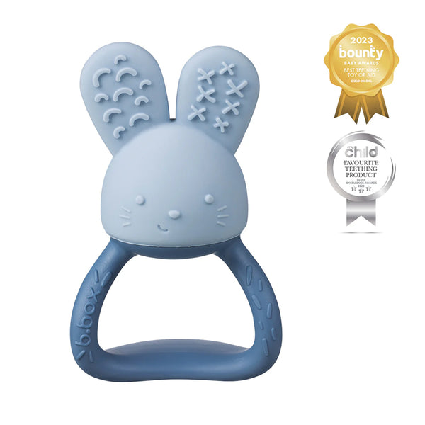 B.Box Chill Plus Fill Bunny Teether - Lullaby Blue