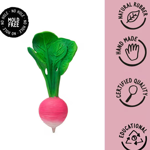 Oli & Carol Ramona the Radish Baby Teether