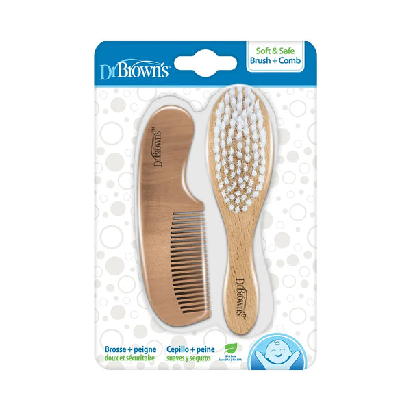Dr.Browns Soft and Safe Brush & Comb - Dezine Kids
