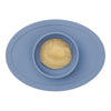 EzPz Tiny Bowl 100% Food Grade Silicone Suction Bowl Non Slip & Microwave Safe - Indigo - Dezine Kids