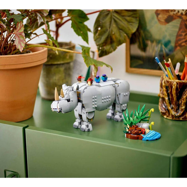 Lego Creator Wild Animals Majestic Rhino with Birds