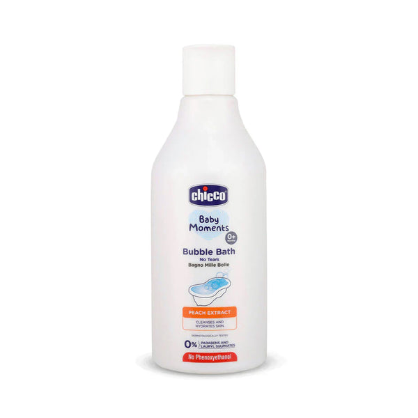 Chicco Bubble Bath with Peach Extracts (0M+) - 330ml