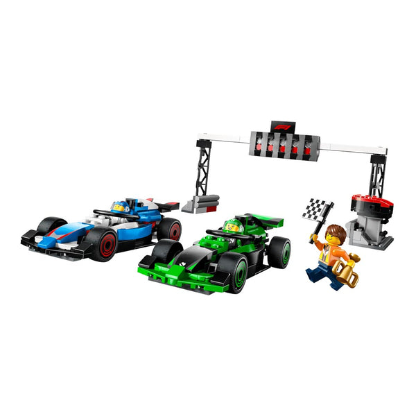 Lego City F1 Grid with VCARB & Sauber Race Cars Toy Vehicle Set