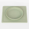 EzPz Tiny Plate 100% Food Grade Silicone Suction Plate - Sage