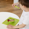 EzPz Mini Bowl 100% Food Grade Silicone Suction Bowl, Non Slip, BPA Free - Lime