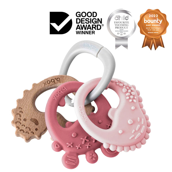 B.Box Trio Teether - Blush