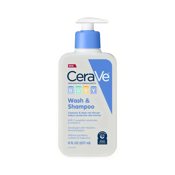 Cerave Baby Wash & Shampoo - 237ml - Dezine Kids