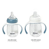 Beaba 2 in 1 Learning Cup Windy Blue - 210 ml - Dezine Kids