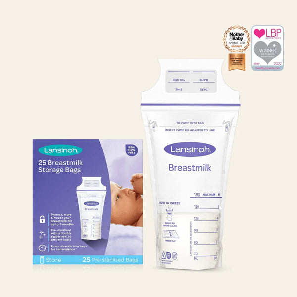 Lansinoh Breast Milk Storage Bags - Count 25