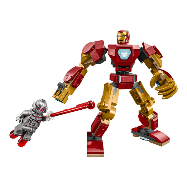 Lego Marvel Iron Man Mech vs. Ultron Buildable Super Hero Figure