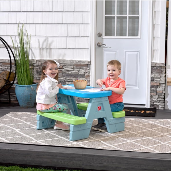 Step2 Sun & Shade Picnic Table with Umbrella