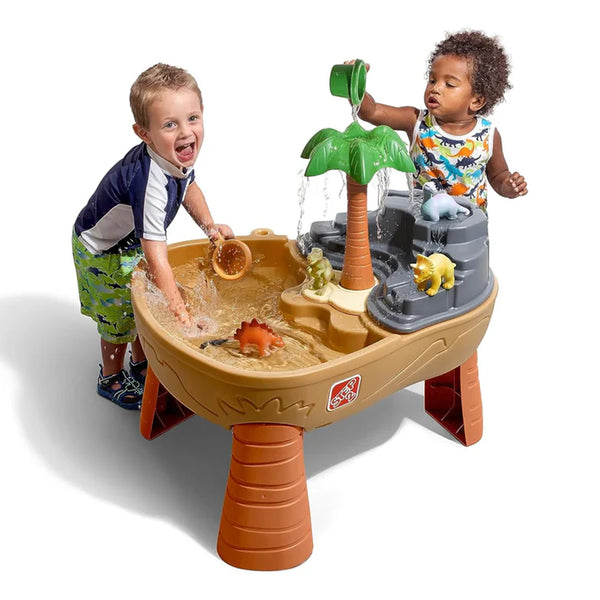 Step2 Dino Dig Sand & Water Table with Toy Accessory Set