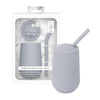EzPz Happy Cup + Straw Training System for Toddlers - Pewter - Dezine Kids