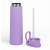 Kicups FlexiFlow Stainless Steel Water Bottle 750ml - Purple