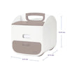 Ubbi Diaper Storage Caddy and Changing Mat - Taupe