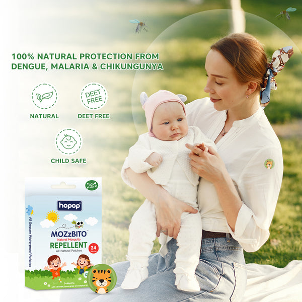 Hopop Mozzbito Natural Mosquito Repellent Patches 24 Patches