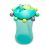 Melii Abacus Sippy Cup With Flip Top Doubles as a Toy, 340 ml - Blue