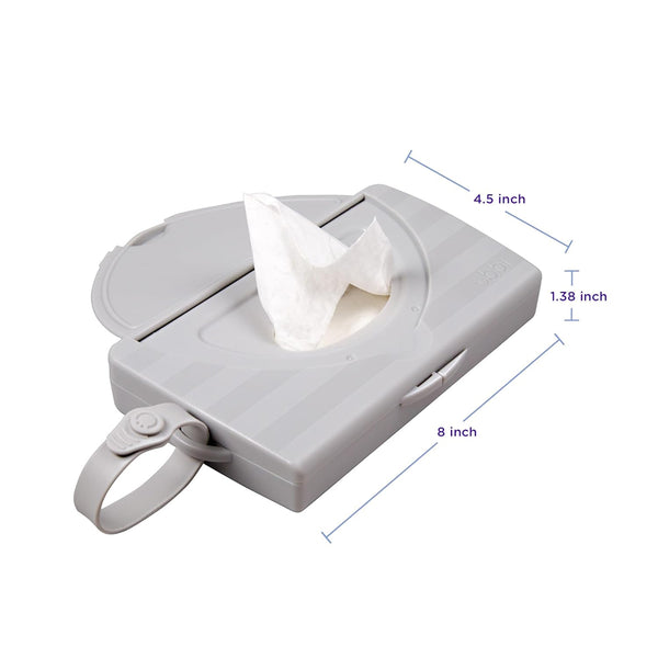 Ubbi On The Go Baby Wipes Dispenser - Grey