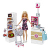 Barbie Doll And Supermarket Playset With 25 Grocery Store And Food Themed Accessories
