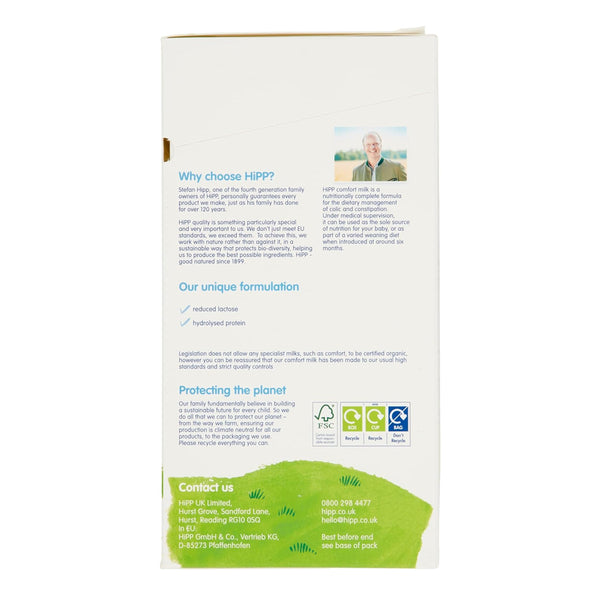 Hipp Comfort Milk Combiotic From Birth - 800g
