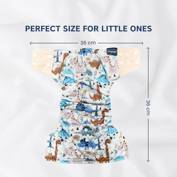 Hopop Washable & Reusable Cloth Diaper for Babies - Dezine Kids