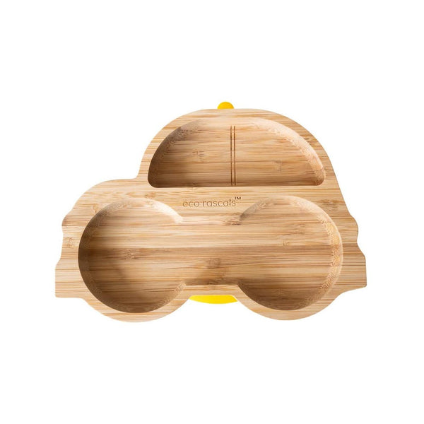 Eco rascals Bamboo Car Suction Plate - Yellow