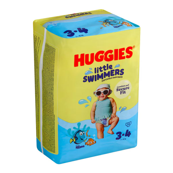Huggies Little Swimmers Disposable Swim Nappies, 7 to 15 Kg, 12 Pants