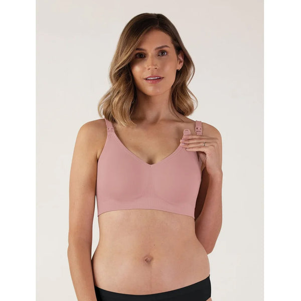 Bravado Nursing Bra Black Body Silk Seamless - Roseclay