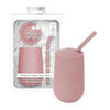 EzPz Happy Cup + Straw Training System for Toddlers - Blush - Dezine Kids