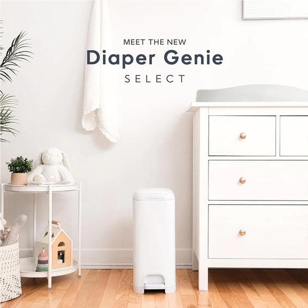 Diaper Genie Select Pail - White