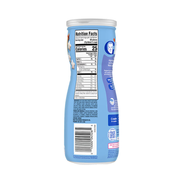 Gerber Puffs for Crawlers, 8+ months - Apple Cinnamon