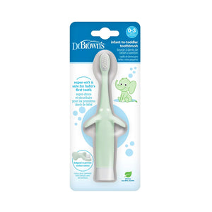 Dr.Browns Infant to Toddler Toothbrush, Elephant - Mint