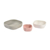 Beaba Silicone 3 Pieces Nesting Bowl Set - Velvet Grey