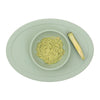 EzPz Tiny Bowl 100% Food Grade Silicone Suction Bowl Non Slip & Microwave Safe - Sage