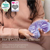 Lansinoh Hot & Cold Breast Therapy Gel Pads with Soft Covers , Breastfeeding Compress - Pack of 2