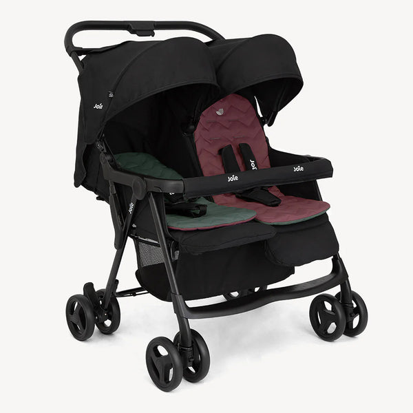 Joie Stroller Aire Twin Birth+ to 15 kg - Shale - Dezine Kids