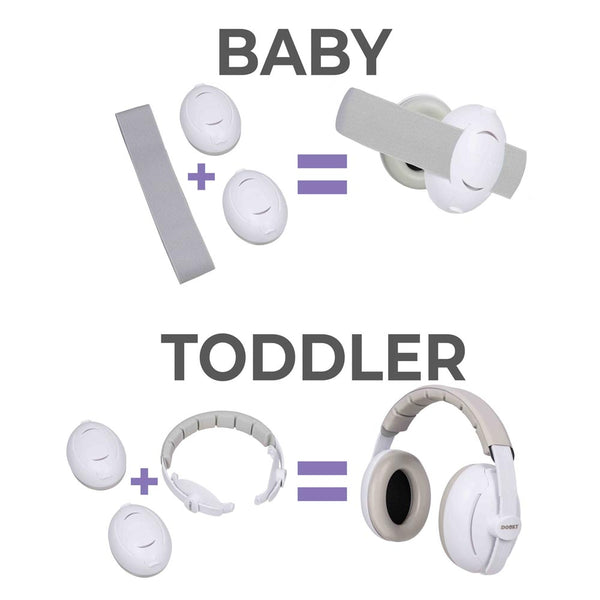 Dooky 2 in 1 Baby & Junior Ear Protection Earmuffs for 0 to 12Y
