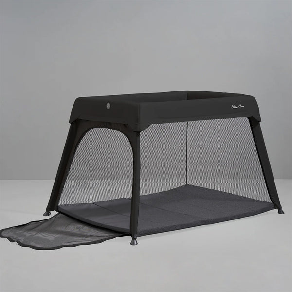 Silver Cross Slumber Carbon 3 in 1 Travel Cot - Carbon - Dezine Kids