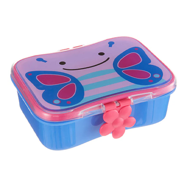 Skip Hop Zoo Lunch Kit 4 Piece Set with Leakproof Lid - Butterfly