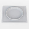 EzPz Tiny Plate 100% Food Grade Silicone Suction Plate - Pewter