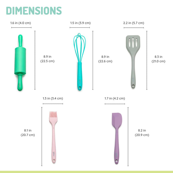 Melii 5 Piece Mini Baking Tool Set
