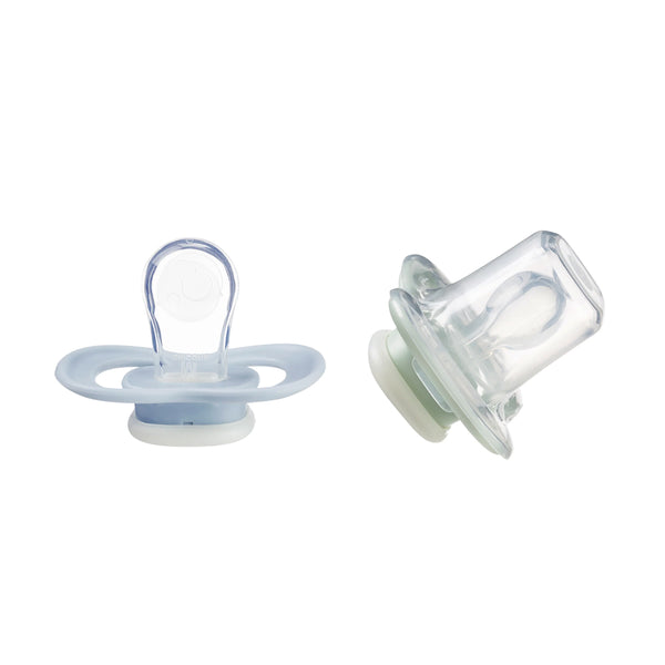 B.Box Glow Silicone Pacifiers Pack Of 2 (6-18M) - Sky & Sage